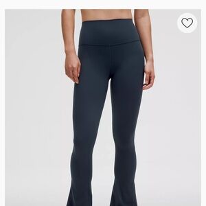 Lululemon High-Waisted Navy Mini Boot Leggings